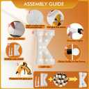 4FT Marquee Light Up Letters, Large Marquee Letters, Mosaic Balloon Frame Letter Big Letters For Engagement Wedding Decorations Birthday Party Backdrop Decor, Balloon Arch Kit Letter K