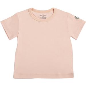 Mon Chou Premium Short Sleeve Shirt - Ultra Soft, 100% Pima Cotton Crew Neck Baby T Shirts - Organic Cotton Baby Clothes (Pink), Size 6-9 M