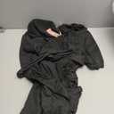 HOTOUCH Womens Robe Lightweight Short Knit Bathrobe Soft Ladies Sleepwear with Pockets (Black, M)