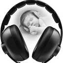 BBTKCARE Baby Headphones Noise Cancelling Headphones for Babies for 3 Months to 3 Years (Black)