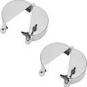 2 PCS Semi Truck Locking Fuel Cap Cover Diesel Zinc Fuel Tank Cap Cover Compatible with Freightliner, Sterling and Western Star Class 8 Trucks
