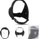 Wrestling Headgear and BJJ Ear Guard, Soft and Low Profile, Reinforced Stitching, Padded Chin Strap, Includes Protective Storage & Washing Bag (One Size Fits Most, Black)
