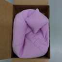 Handmade Bean Bag Chair for Doll Seat, 15-17cm Doll Sofa Table Dispaly Accessories (Light Purple)