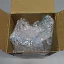 Chunful 6 Pcs Christmas Hummingbird Ornaments Hanging Acrylic Iridescent Hummingbird Flying Figurine Clear and Purple Blue Humming Bird Decor for Christmas Trees Home Decorations