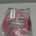 8 Gauge Wire 40 FT, Primary Automotive Power or Ground Wire, Battery Cable, Nylon Braided Jacket, Copper Clad Aluminum, Car Audio Amplifier RV Trailer Electrical Wire, with 10 Heat Shrink Tubing, Red