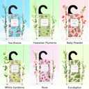 ROSE COTTAGE Large 12 Packs Fresh Linen Hanging Closet Deodorizer Air Freshener Long Lasting Scented Sachets Smell Goods for House