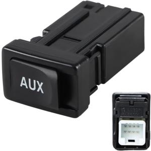 Aux Port Input Auxiliary Jack Audio Stereo Adapter Compatible with Toyota Camry 2008-2012 Venza 2009-2012 Matrix 2009-2013 Highlander 2010-2012 Replace# 86190-02020