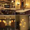60 Watt Incandescent Light Bulbs, E26 A19 Stepless Dimming Light Bulbs 400lm, 2700K Soft Warm White, Vintage Clear Glass Incandescent Filament Bulb for Home (2 Pack)