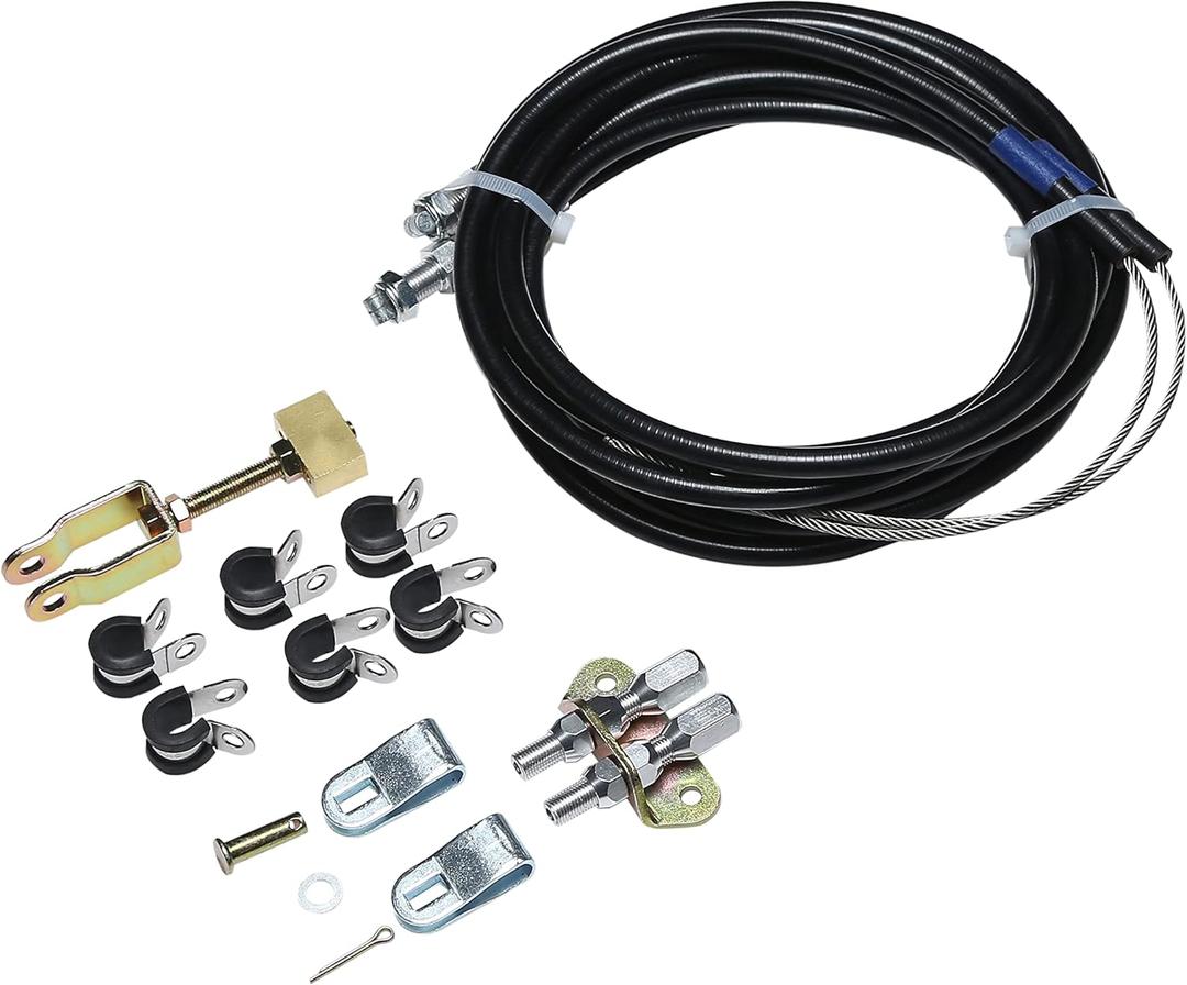 UnIversal Emergency Parking Brake Cable Complete Kit Replace 330-9371