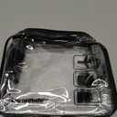 Lermende 2pcs Clear Toiletry Bag TSA Approved Travel Bag,Carry On for Travel,Airport Airline Accessories Compliant Bag,Quart Sized Makeup Cosmetic bag Women Men (Black, 2 Pack)