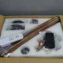 42 Inch Ceiling Fans with Lights and Remote, Modern 3 Blades Wood Ceiling Fan with light, 6 Speed Quiet DC Motor, Indoor Outdoor Ceiling Fan for Patio Bedroom Living Room Kitchen Office (Black Walnut)