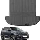 Custom for 2016-2020 Kia Sorento 7 Seat Cargo Mats Trunk Liner with 3rd Rear Seat Backrest Mats All Weather TPE Protection Mat Accessories (for 2016-2020 Kia Sorento)