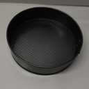 HIWARE 9 Inch Non-stick Cheesecake Pan Springform Pan with Removable Bottom/Leakproof - Black