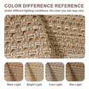 Bathroom Runner Rug,2x6 ft Hallway Runner,Braided Style Kitchen Runner Rugs,Faux Jute Rug with Rubber Backing,Machine Washable Neutral Entryway Runner Non Slip,Tan Brown