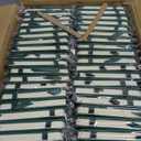 Laumoi 40 Pack Pocket Notebook Journals A6 Mini Hardcover Journal PU Leather Lined Notebooks 3.5 x 5.5 Inch Small College Ruled Notepad With Pen Holder for Writing Office School Supplies(Dark Green)