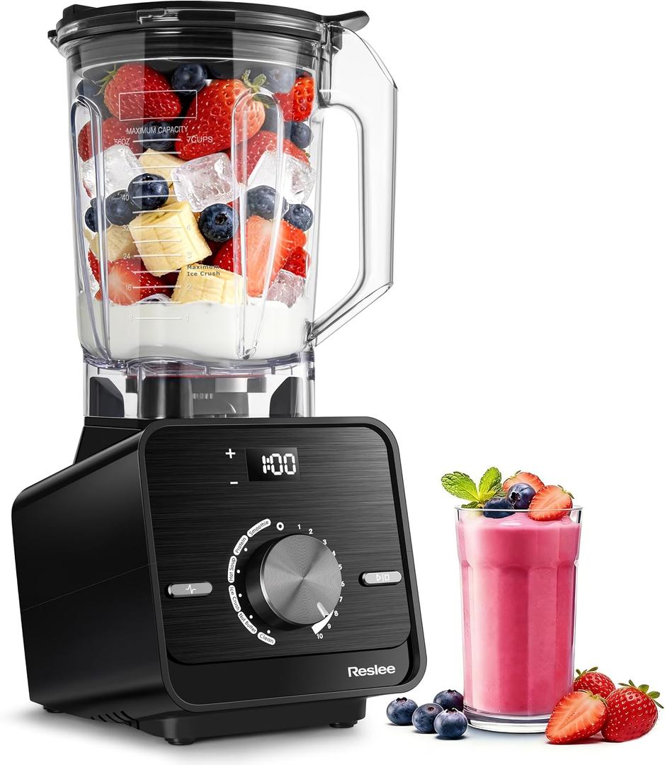 Professional High Power Blender, 2026 Upgraded 3.5HP Motor 30000 RPM, Heavy Duty Countertop Blender for Milkshake, Smoothie, Frozen Fruit & Ice, Hot Soup & Nut Milk, 72oz Eastman Tritan Jar, 10 Speeds