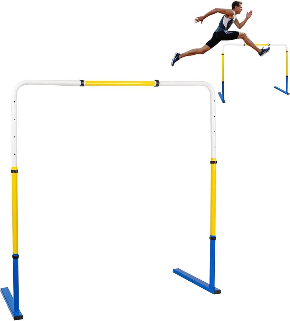 ZSHIGANMA Adjustable Height Hurdles Track and Field, Detachable Agility Speed Jumping Training Equipment for Kids, Youth and Adults, Indoor & Outdoor Use
