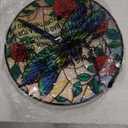 Sun Catcher Stained Glass Window Hanging 8 inch Suncatcher Wall Art Home Decor Sun Catchers Decoration for Garden Home Housewarming Gifts (Dragonfly Suncatcher And Roses)