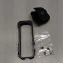 K&F Concept Standard Camera Cage Compatible with Insta360 X5, Aluminum Alloy Protective Frame Case with Silicone Lens Cover |1/4" Screw Hole | 2 Cold Shoe Mounts for Microphone and LED Video Light