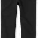 The Children's Place Stretch Straight Chino Pants, Black Single