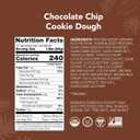 Aloha Organic Plant Based Protein Bars Chocolate Chip Cookie Dough, 1.98 Oz,(Pack of 12)