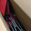 Collapsible Wagon Cart with Wheels Foldable - Folding Utility Heavy Duty Wagons Carts for Grocery Sports Garden Shopping Camping Wheelbarrows, Burgundy (120L)