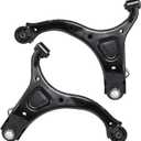 LCWRGS 2pcs Front Lower Control Arm w/Ball Joint Compatible with 2007-2012 Hyundai Santa Fe, 2011 2012 2013 Kia Sorento MS90153 MS90152