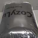 CozyLux Queen Comforter Set Dark Grey - Bed in a Bag Queen Size 7 Pieces, Luxury Soft Bed Set for All Seasons, Bedding Set with Comforter, Sheets, Pillowcases & Shams, Dark Gray, Queen