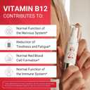2 x Vitamin B12 Spray 500 mcg (150 Servings) - Quick Absorption MHA Complex (Methylcobalamin, Hydroxycobalamin, Adenosylcobalamin) - Vegan, Non-GMO, Liquid B12 Supplement