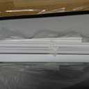 LazBlinds No Tools No Drill 1" Vinyl Mini Blinds, Cordless Blinds for Windows, Light Filtering Horizontal Window Blinds & Shades, 29" W x 36" H, White