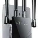 WiFi Extender, 15555 Sq.ft Long Range WiFi Repeater Signal Booster for Home,Strongest Wireless Router Amplifier w/Ethernet Port,Mesh Intenet Repeater Support 99% Devices,1-Tap Setup