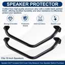 4 Pcs 10 Inches Speaker Subwoofer Bar Grill Matte Black Metal Car Audio Grill Cover Protector for Home/car Subwoofer Box