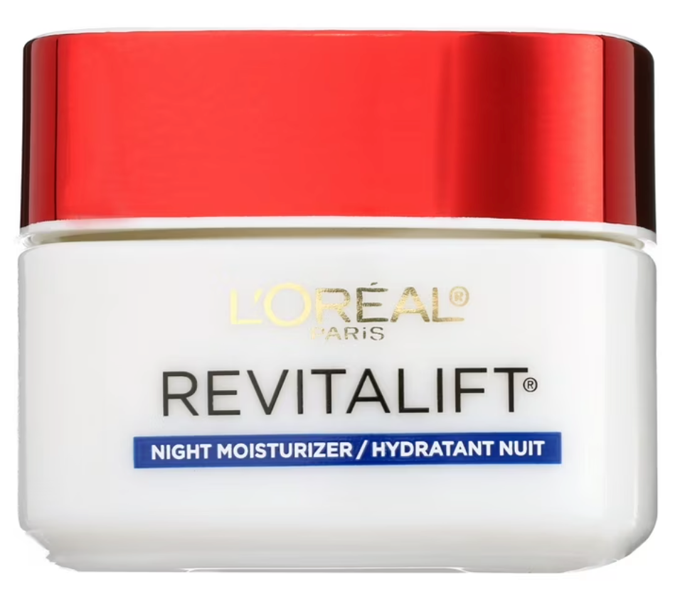 L'Oreal Paris Revitalift Anti-Wrinkle and Firming Face Night Cream, Pro Retinol 1.7 oz 