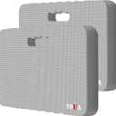 Kneeling Pad Thick Extra Large High Density Foam Comfort Kneeling Pad for Work Gardening Yoga Exercise Garden Knee Pad 2 Pack Gray