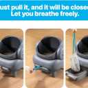 Neakasa Replaced Waste Bags-2 Rolls, Cat Litter Waste Receptacles Bags for M1 Open-Top Self-Cleaning Cat Litter Box