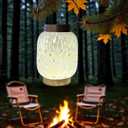 Solar Lanterns Outdoor Hanging, 7 Color Changing Solar Lights Waterproof, Garden Decor for Patio, Yard, Pathway, Mother's Day Gifts for Women Mom