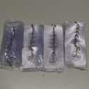 40pcs Heavy Duty Adhesive Hooks for Damage-Free Hanging - Transparent Plastic Hangers for Ceilings and Walls