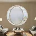 19.7in Rotating Round Window, 360° Obscure Glass Porthole