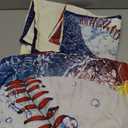 Andency 3D Baseball Comforter Full (79x90 Inch), 3 Pieces(1Matress Cover,, 2 Pillowcases) Microfiber Sport Bedding Set for Boys Kids Teens