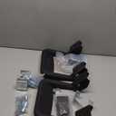 2PCS Black Powder-Coated Truck Side Steps with Mounting Brackets, 350 lbs Load Capacity Compatible with Chevy Ford Toyota GMC Dodge RAM Jeep Universal Compatible with Aluminum Step Bars