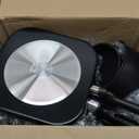 IMUSA Nonstick Ceramic Cookware Set 14-Piece, with Soft-Touch Handles, Aluminum, Black