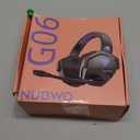 NUBWO Wireless Gaming Headset with Mic for Ps5 Ps4 PC, Zero Interference, 100-Hour Battery All-Day Play, 23ms Sync for Fortnite & Call of Duty/FPS Gamers, Triple Mode All Devices Compatible - Blue