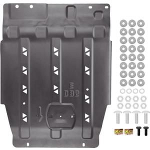 Transmission Skid Plate Gearbox Splash Shield Guard Compatible with 2015-2022 Ford F150 3D Manganese Steel Replace OEM Diaper