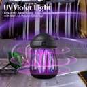 4 Pack Bug Zapper Indoor, USB-Powered Mosquito Killer Lamp UV Insect Trap with 3000v Electric Grid, Quiet Indoor Jellyfish Bug Zapper for Gnats, Moths, Fruit Flies (White,Gray)