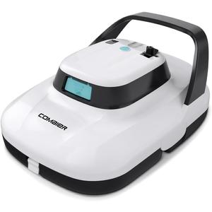 Combier Cordless Pool Vacuum for Above Ground Pool,Dual Motors Auto | 2026 Upgraded Pool Cleaner with Strong Dual Suction,Auto Self-parking Design,Long 90min Working Time for Daily Cleaning