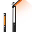 onlyfire FlexRay Heater - 80" Electric Infrared Patio Heater for Indoor & Outdoor Use, Freestanding Heater with Magnetic Remote & Cover, 3 Heat Modes + Light Mode,1500W, Overheat & Tip-Over Protection