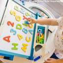 Melissa & Doug Deluxe Magnetic Letters and Numbers Set 89 Wooden Alphabet Magnets & Numbers, Educational Learning Toys for Preschool Kids Ages 3+