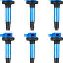 Ignition Coil Pack for Ford Edge Explorer F-150 Flex Fusion Mustang Police Interceptor Sedan Utility Taurus Transit 150 250 350 HD, Lincoln MKS MKT MKX MKZ, Mazda 6 CX-9, 610-00119 6pcs