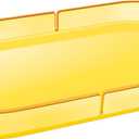 Acrylic Decorative Vanity Tray Perfume Jewelry Trinket Tray for Bathroom Counter Soap Toilet Tank Sink Small Candle Catch All Organizer, 12.6x6.3 Inches, Neon Yellow