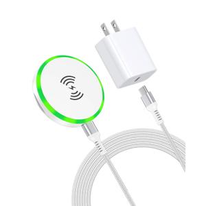 Magnetic Wireless Charger 15W Samsung Magsafe Charger for Galaxy S26/S26+/S25 Ultra/S25/S24/S23 Ultra/S22/S21, Fast Charging Wireless Charging Pad Compatible with Google Pixel 10/9/9 Pro/8/8a/7a/7
